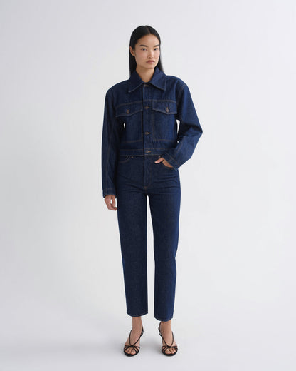 Women 90's Pinch Waist Crop (Comfort Stretch) in Reissue - Agolde