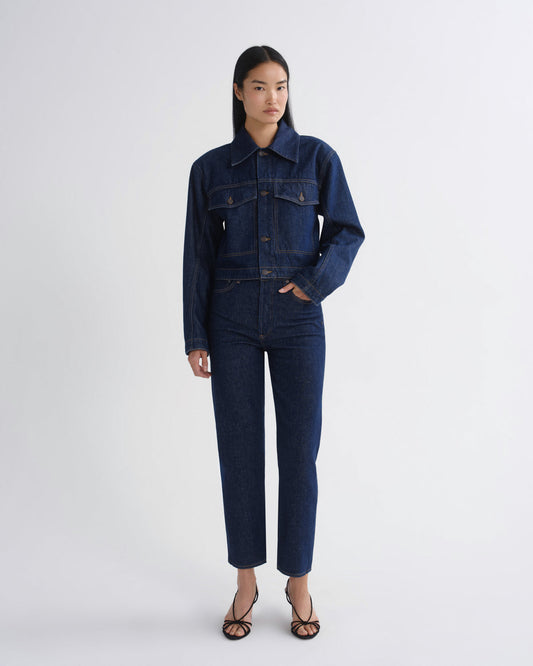 Women 90's Pinch Waist Crop (Comfort Stretch) in Reissue - Agolde