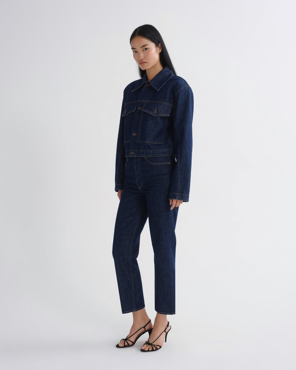 Women 90's Pinch Waist Crop (Comfort Stretch) in Reissue - Agolde