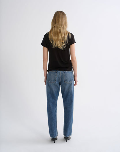 Women 90S Jean Mid Rise Loose Fit in Shrine - Agolde