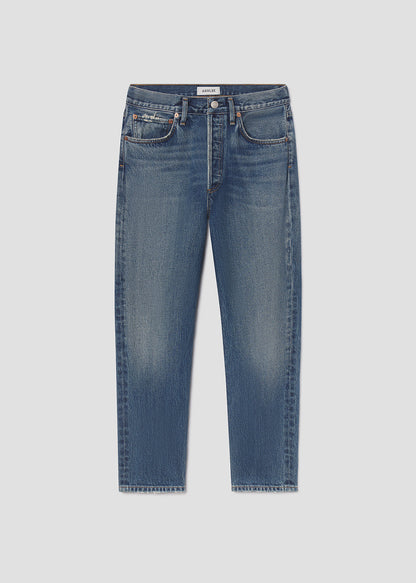 Women 90's Crop Mid Rise Straight in Bounty - Agolde
