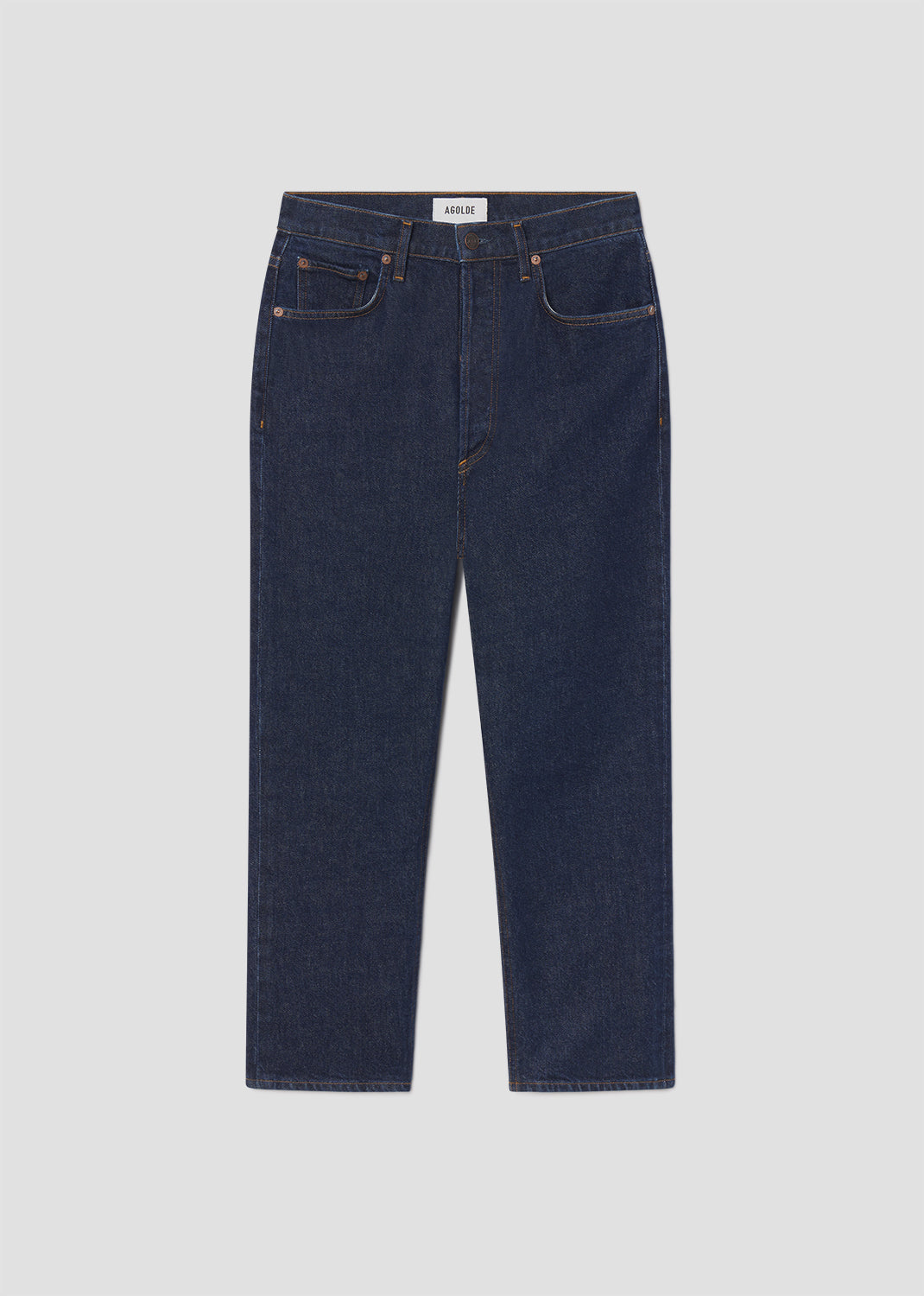 Women Riley Crop High Rise Straight in Reissue - Agolde