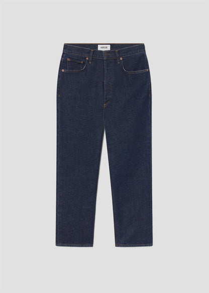 Women Riley Crop High Rise Straight in Reissue - Agolde