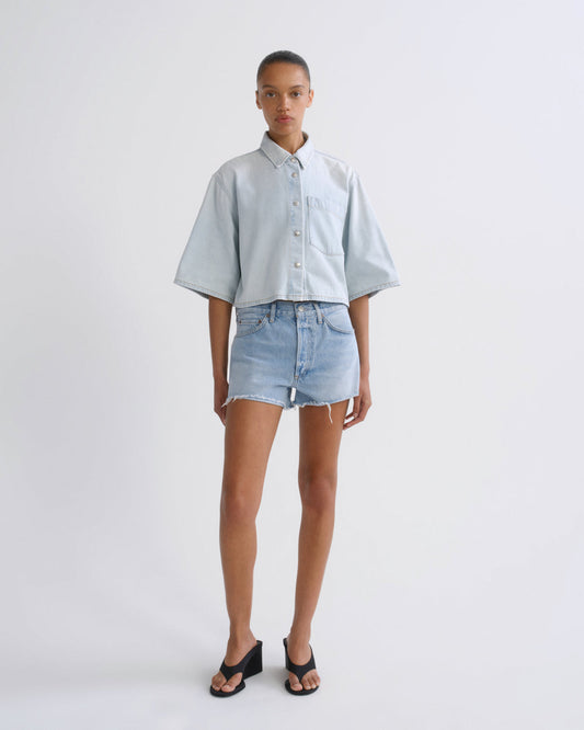 Women Parker Vintage Cut Off Short in Comeback - Agolde