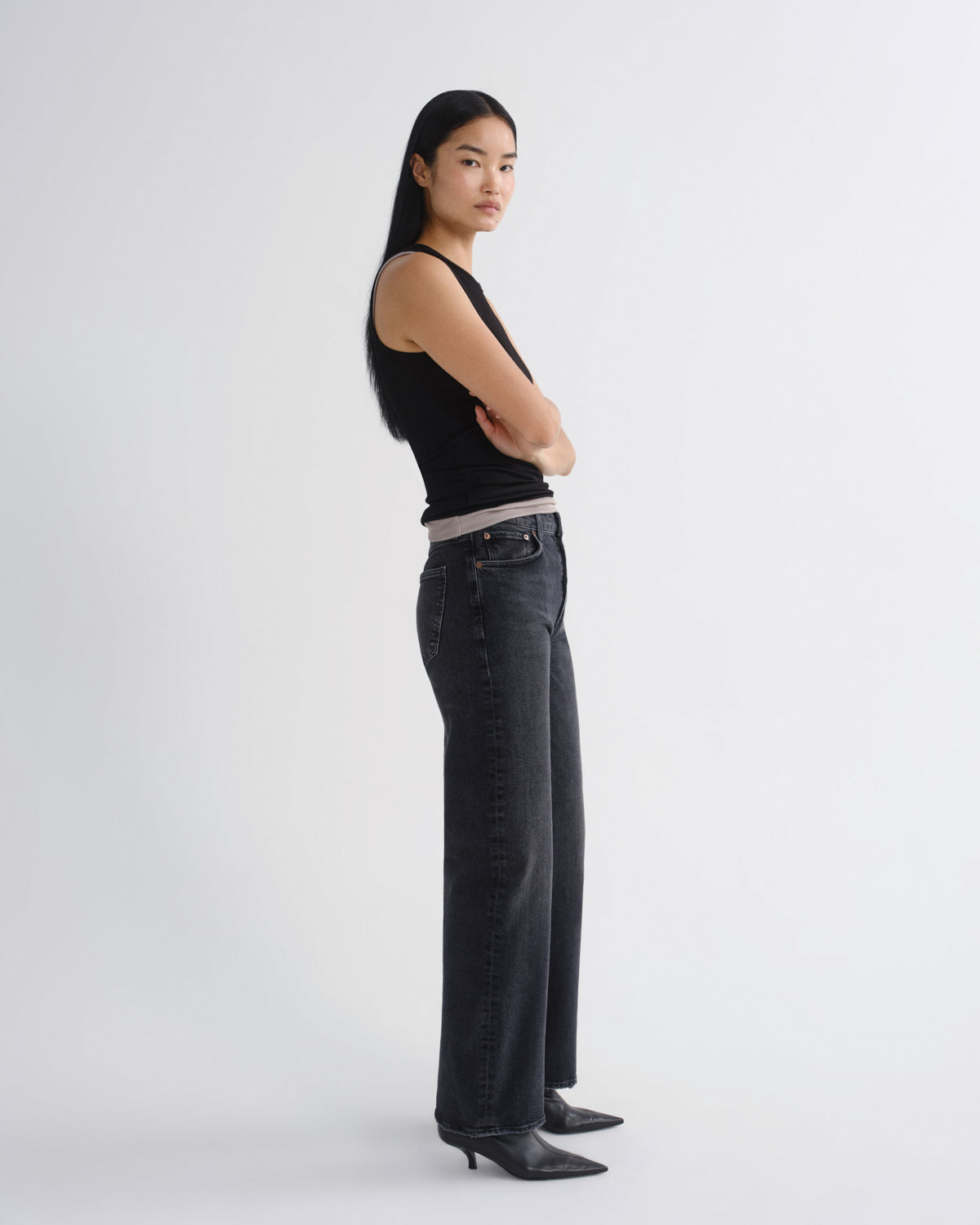 Women Harper Straight Jean (Weightless Stretch) in Radius - Agolde