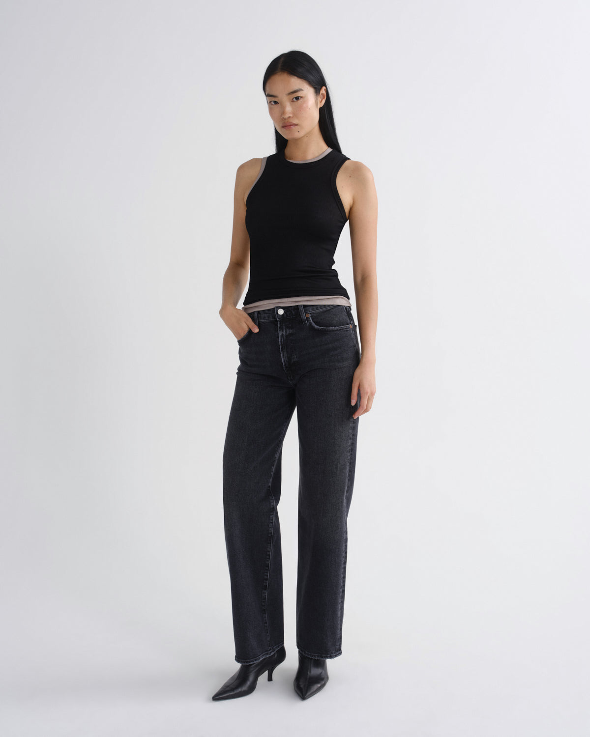 Women Harper Straight Jean (Weightless Stretch) in Radius - Agolde