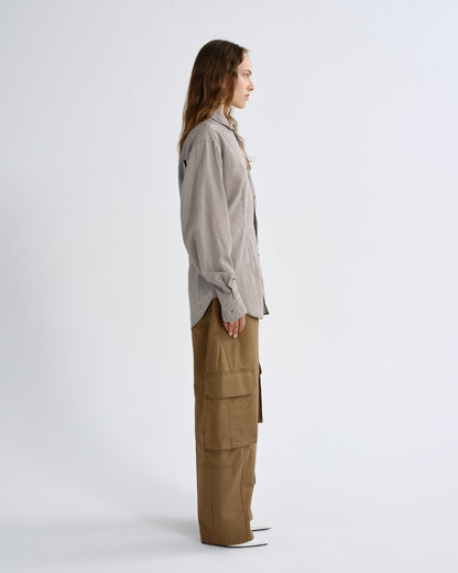 Women cinch shirt jakarta stripe - Agolde