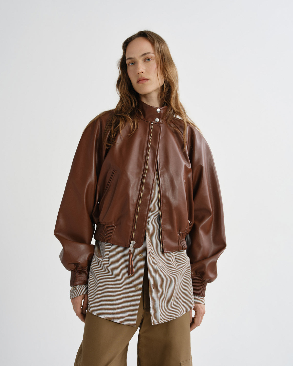 Women nova bomber jacket palisander - Agolde