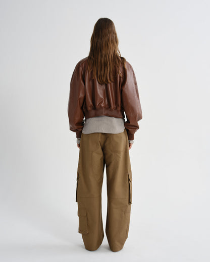 Women nova bomber jacket palisander - Agolde