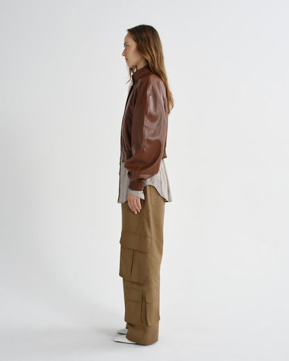Women nova bomber jacket palisander - Agolde