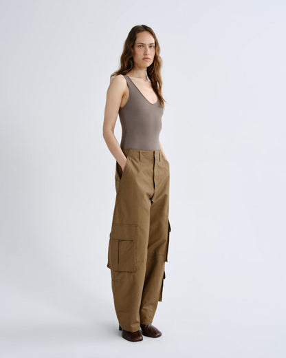 Women tora bodysuit mink - Agolde