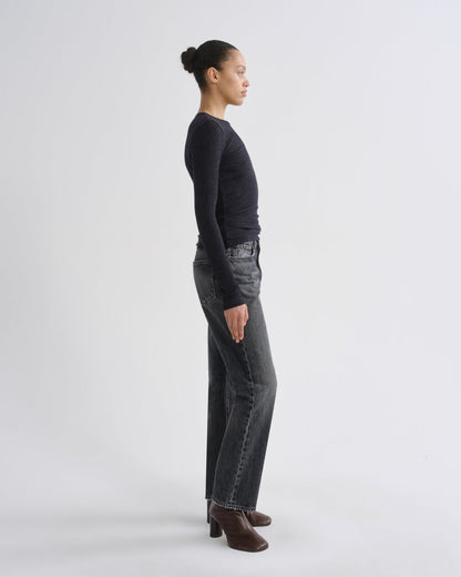 Women delphi slim tee obscura - Agolde