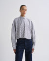 Meyer Stripe Bracken Blue