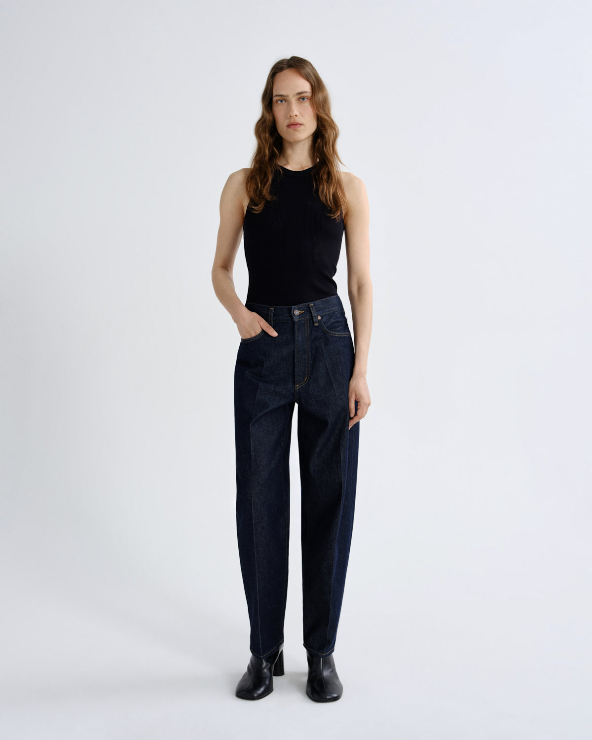 Women 80S Jean High Rise Vintage Taper in Rinse - Agolde