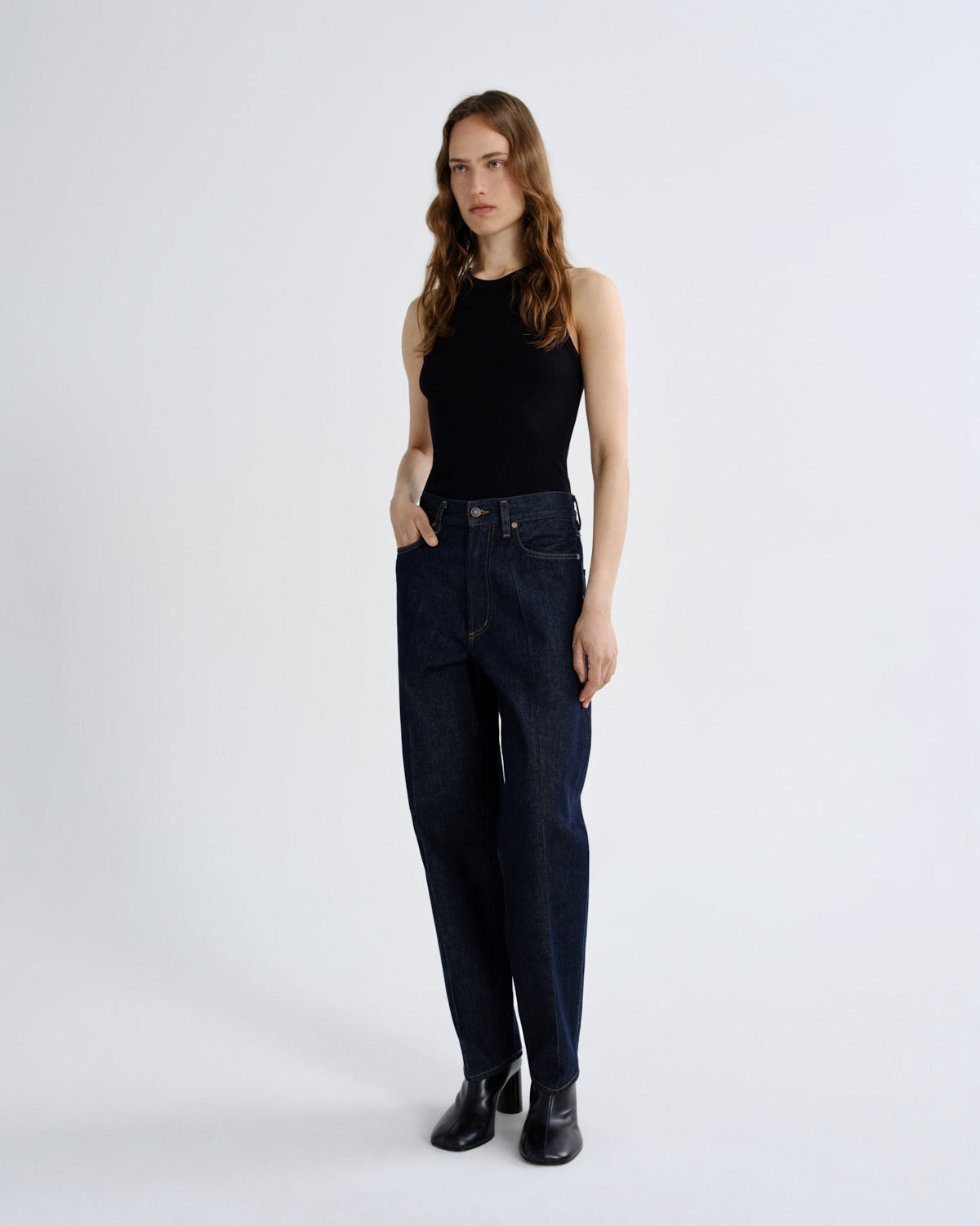 Women 80S Jean High Rise Vintage Taper in Rinse - Agolde