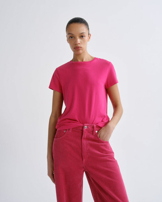 Women long line adine tee cerise - Agolde