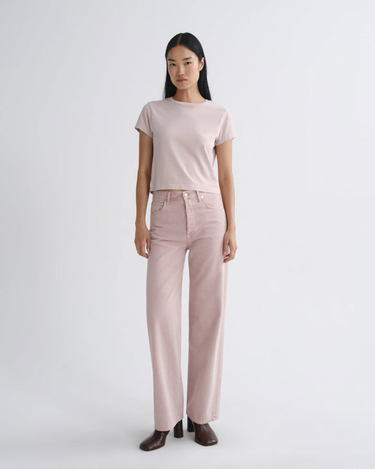 Women ren petite high rise wide leg 25 rigid wallflower - Agolde