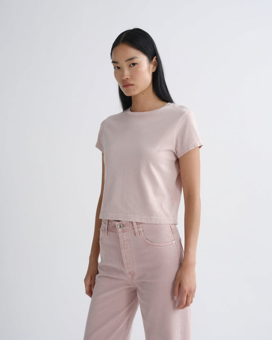 Women adine shrunken tee wallflower - Agolde