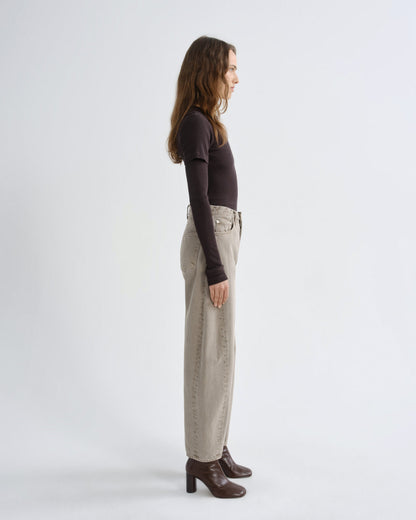 Women Luna High Rise Pieced Taper in Cedar - Agolde