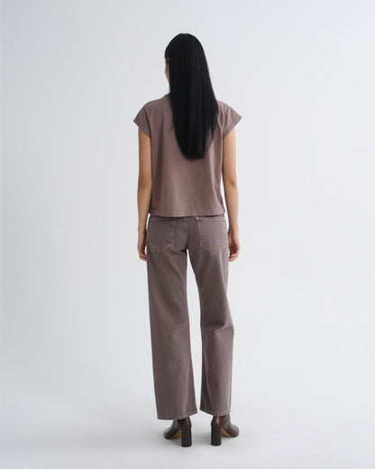 Women low rise loose mauvine - Agolde