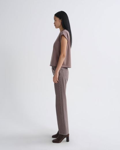 Women low rise loose mauvine - Agolde