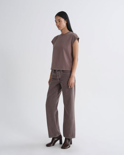 Women low rise loose mauvine - Agolde