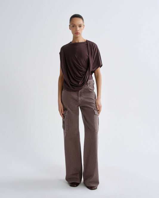 Women minka cargo mauvine - Agolde
