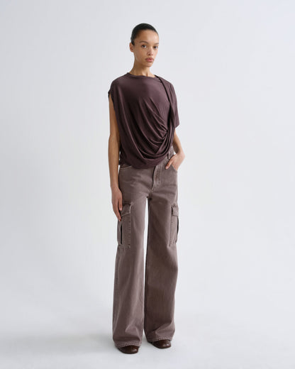 Women minka cargo mauvine - Agolde