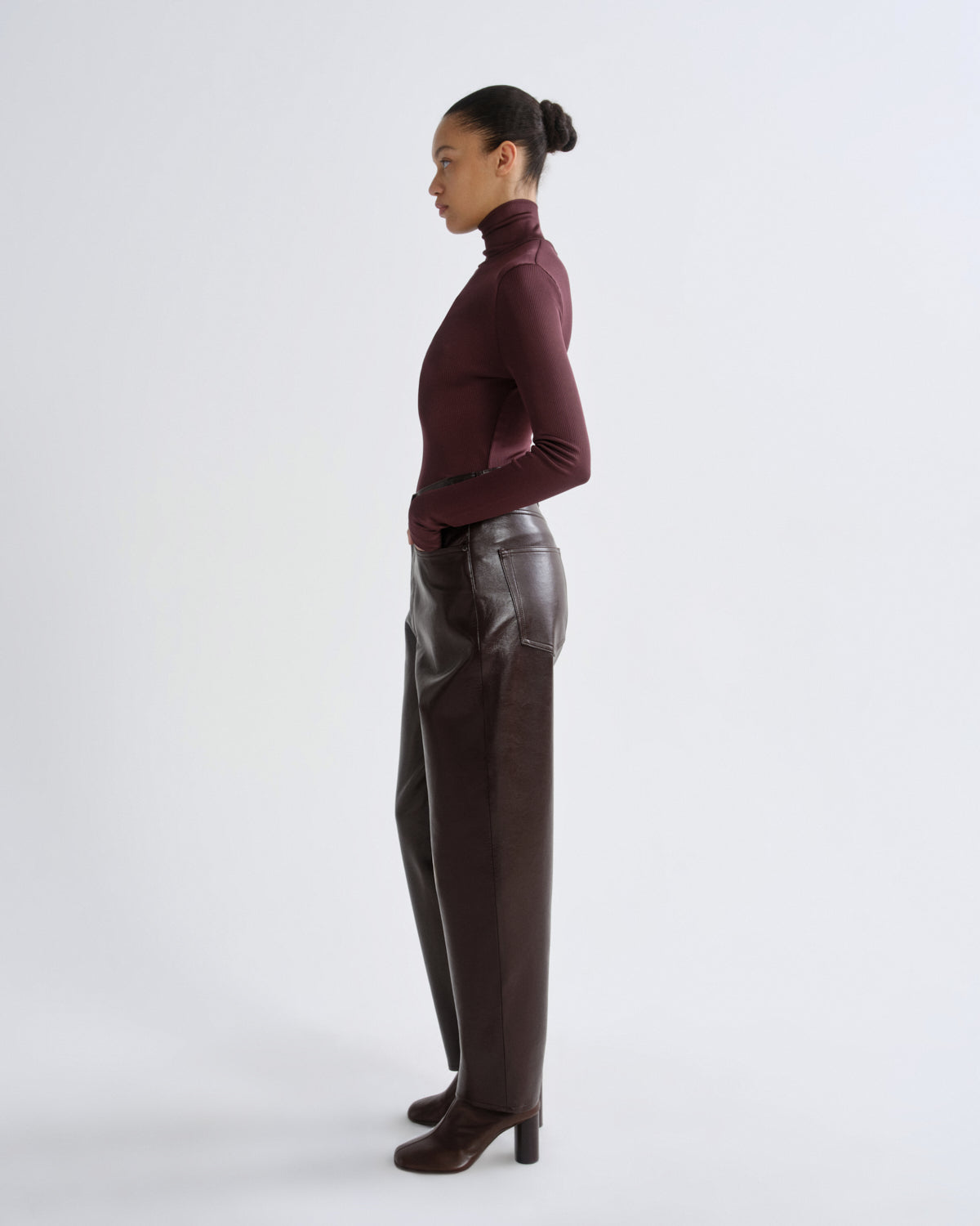 Women caryle turtleneck corinth - Agolde