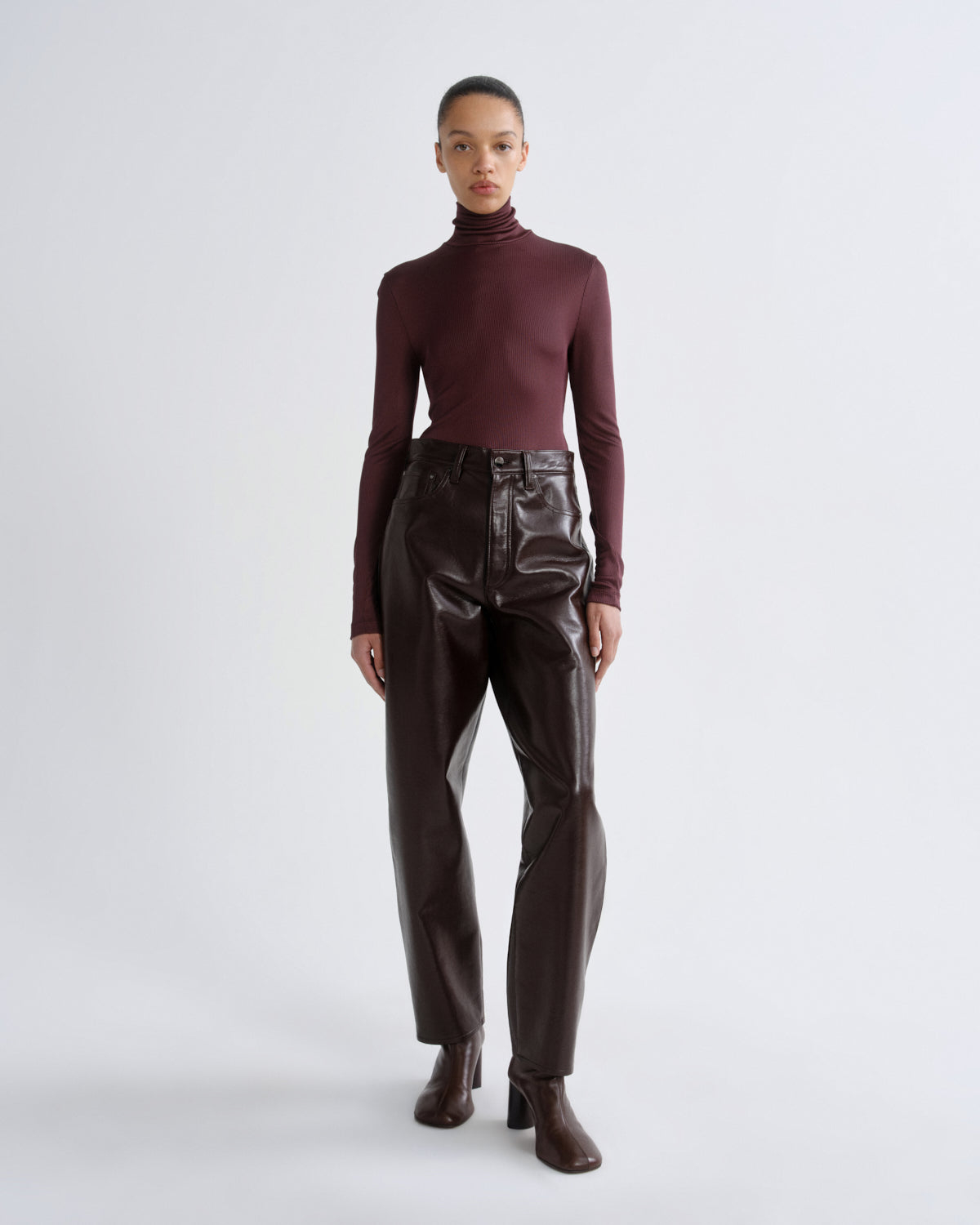 Women caryle turtleneck corinth - Agolde