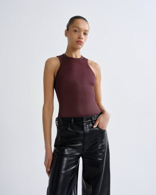 Women andre racer tank corinth - Agolde