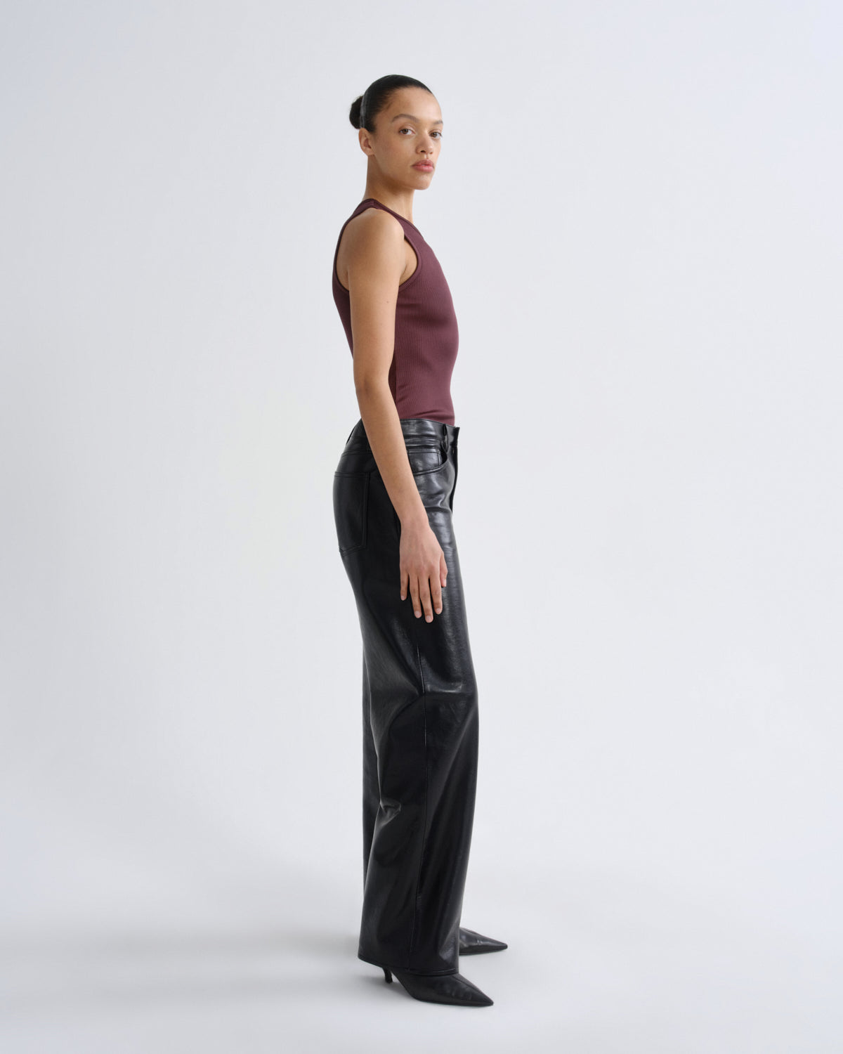 Women andre racer tank corinth - Agolde