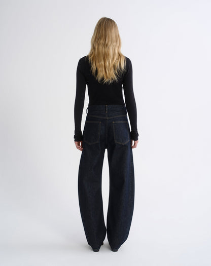 Women Luna High Rise Pieced Taper (Weightless) in Rinse - Agolde