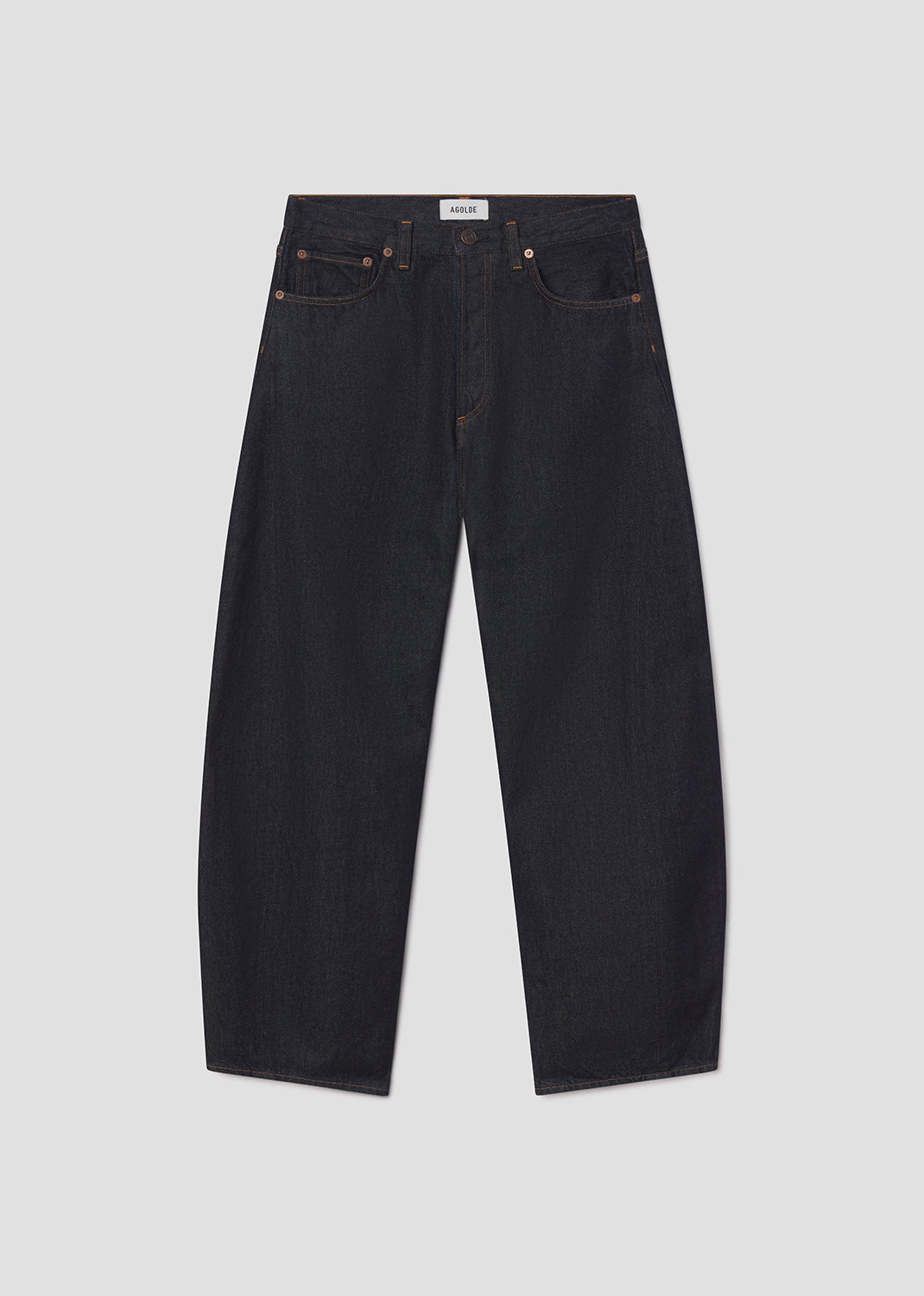 Women Luna High Rise Pieced Taper (Weightless) in Rinse - Agolde