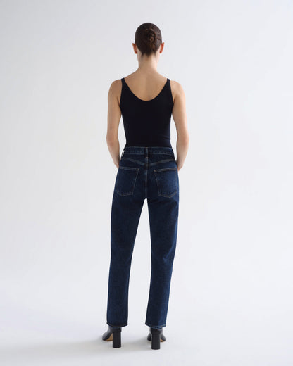 Women 90's Pinch Waist High Rise Straight in Pendulum - Agolde