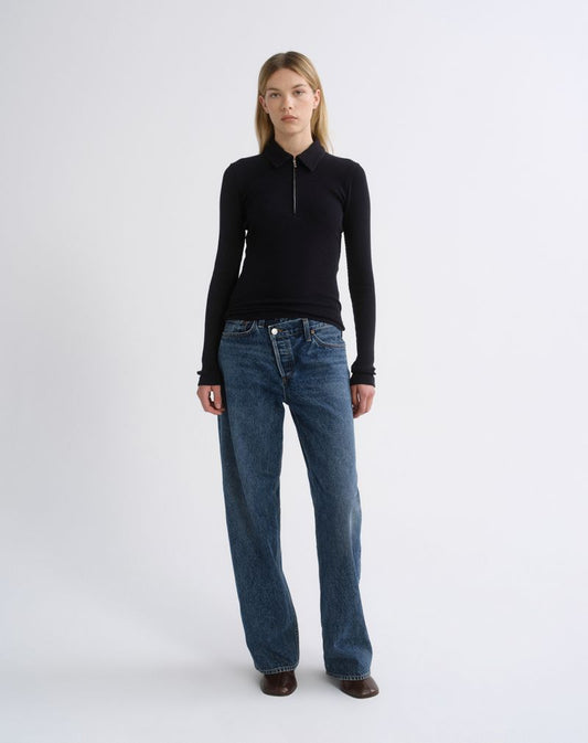 Women Arc Criss Cross Jean in Form - Agolde