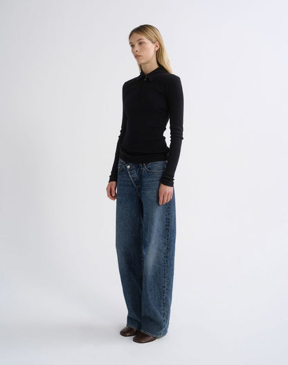 Women Arc Criss Cross Jean in Form - Agolde