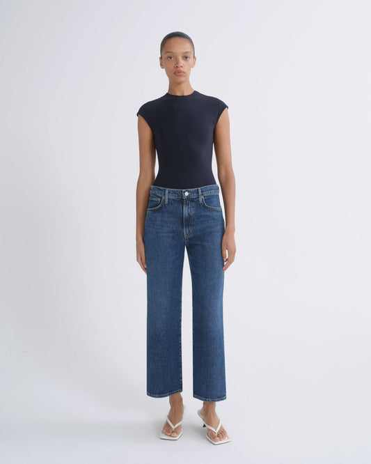 Women Harper Crop Jean (Comfort Stretch) in Echo - Agolde