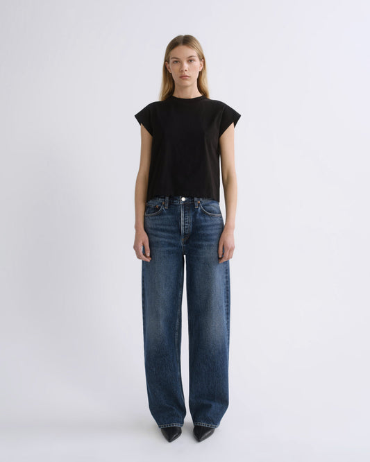 Women Arc Jean 32" in Shortwave - Agolde