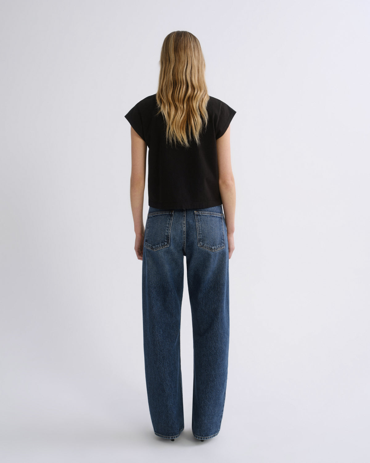 Women Arc Jean 32" in Shortwave - Agolde