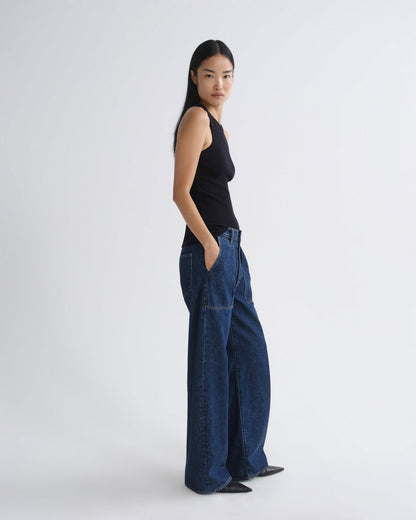 Women Low Curve Utility Jean in Rank - Agolde