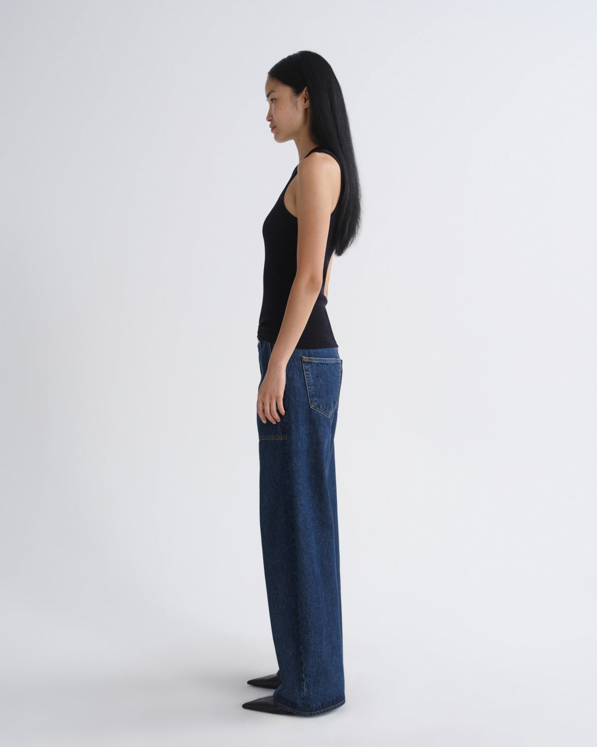 Women Low Curve Utility Jean in Rank - Agolde