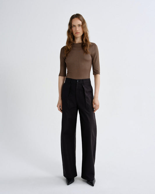 Women low curve utility black - Agolde