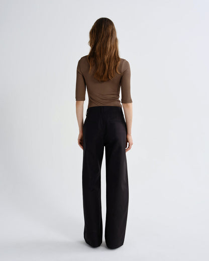 Women low curve utility black - Agolde