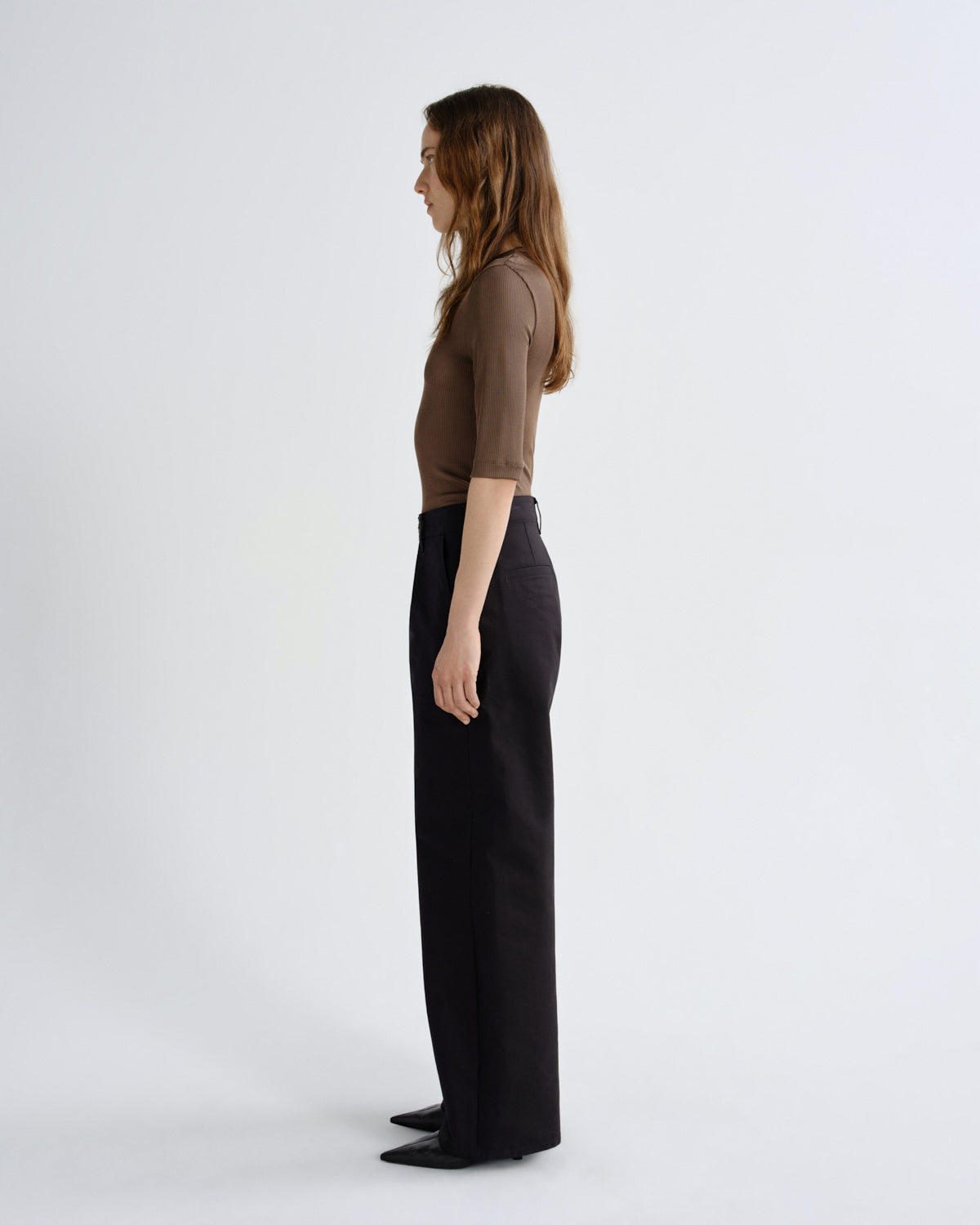 Women low curve utility black - Agolde