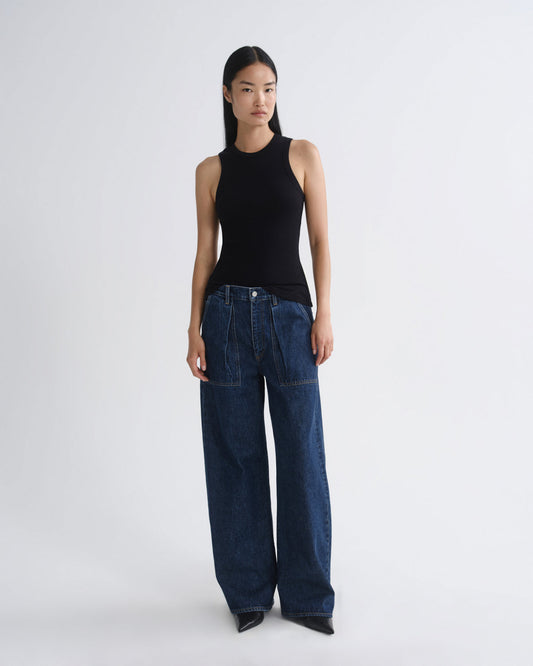 Women Low Curve Utility Jean Petite 29 in Rank - Agolde