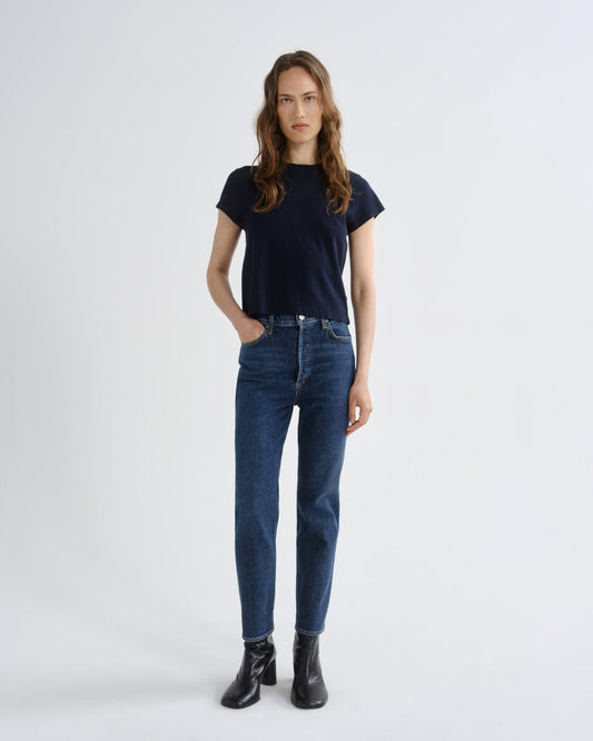 Women 90s pinch waist crop flow - Agolde
