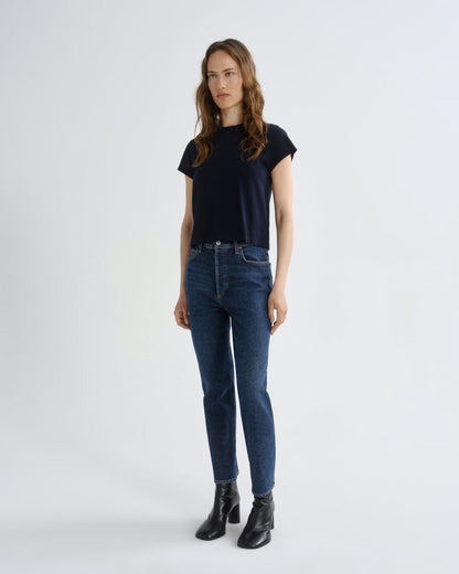Women 90s pinch waist crop flow - Agolde