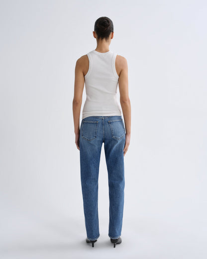 Women lana high rise vintage straight stretch waive - Agolde