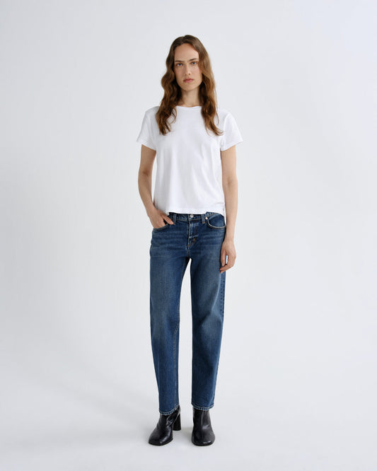 Women Stovepipe Jean 29 (Weightless Stretch) in Slick - Agolde